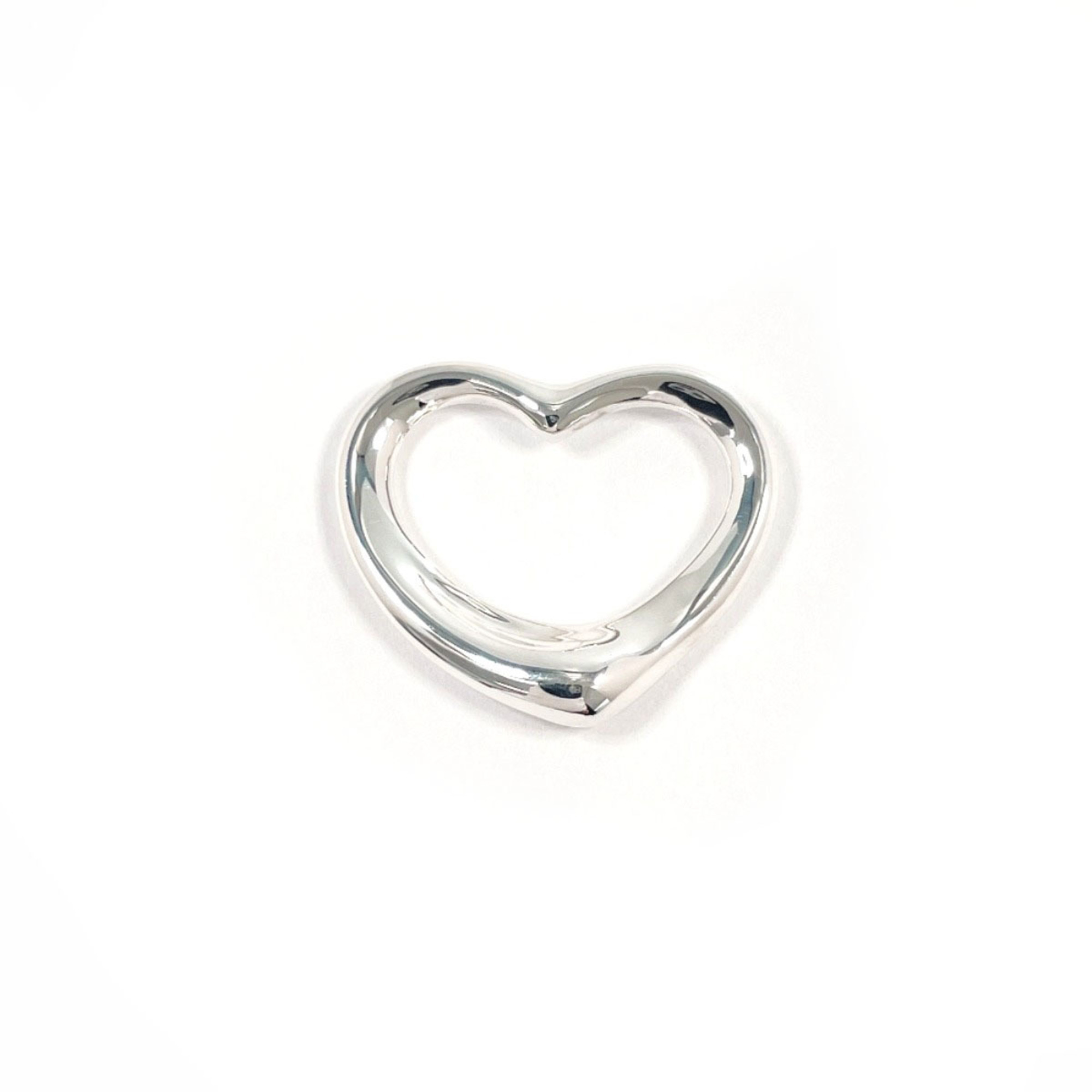 Tiffany&Co. Tiffany Open Heart Elsa Peretti Pendant Top, Sterling Silver 925,...